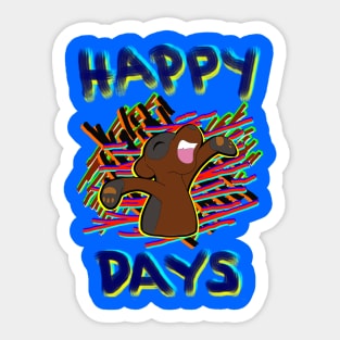 Happy Days Sticker